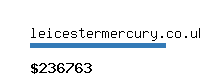 leicestermercury.co.uk Website value calculator
