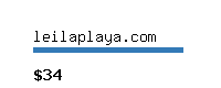 leilaplaya.com Website value calculator