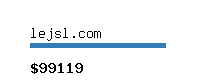 lejsl.com Website value calculator