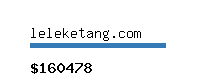 leleketang.com Website value calculator