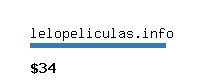 lelopeliculas.info Website value calculator