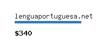 lenguaportuguesa.net Website value calculator