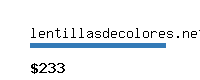 lentillasdecolores.net Website value calculator