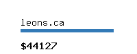 leons.ca Website value calculator