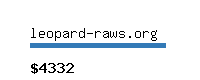 leopard-raws.org Website value calculator