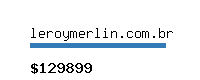 leroymerlin.com.br Website value calculator