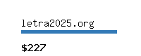 letra2025.org Website value calculator