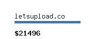 letsupload.co Website value calculator