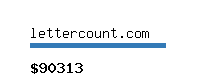 lettercount.com Website value calculator