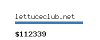 lettuceclub.net Website value calculator