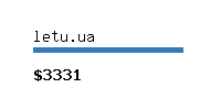 letu.ua Website value calculator