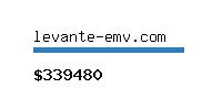 levante-emv.com Website value calculator