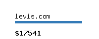 levis.com Website value calculator