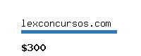 lexconcursos.com Website value calculator