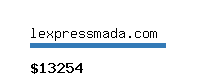 lexpressmada.com Website value calculator