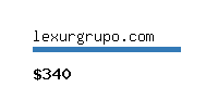 lexurgrupo.com Website value calculator