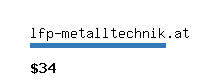 lfp-metalltechnik.at Website value calculator