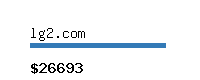 lg2.com Website value calculator