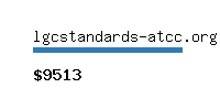 lgcstandards-atcc.org Website value calculator