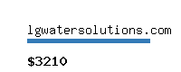 lgwatersolutions.com Website value calculator