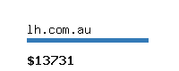 lh.com.au Website value calculator