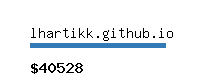 lhartikk.github.io Website value calculator