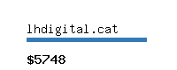 lhdigital.cat Website value calculator