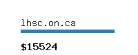 lhsc.on.ca Website value calculator
