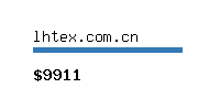 lhtex.com.cn Website value calculator