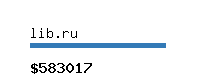 lib.ru Website value calculator