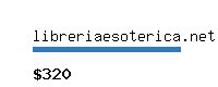 libreriaesoterica.net Website value calculator
