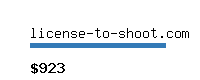 license-to-shoot.com Website value calculator