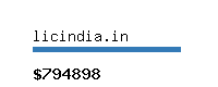 licindia.in Website value calculator