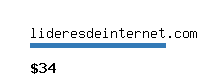 lideresdeinternet.com Website value calculator