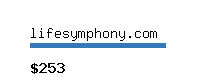 lifesymphony.com Website value calculator