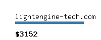 lightengine-tech.com Website value calculator