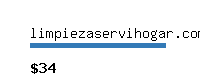 limpiezaservihogar.com Website value calculator