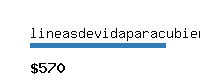 lineasdevidaparacubiertas.com Website value calculator