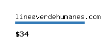 lineaverdehumanes.com Website value calculator