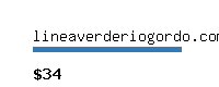 lineaverderiogordo.com Website value calculator