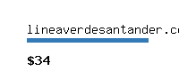 lineaverdesantander.com Website value calculator