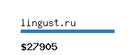 lingust.ru Website value calculator