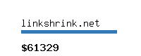 linkshrink.net Website value calculator