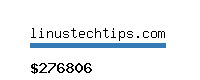 linustechtips.com Website value calculator