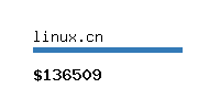 linux.cn Website value calculator