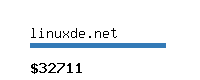 linuxde.net Website value calculator