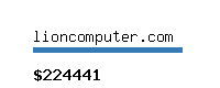 lioncomputer.com Website value calculator