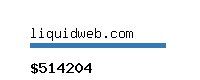 liquidweb.com Website value calculator