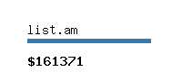 list.am Website value calculator