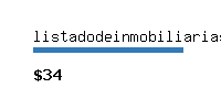 listadodeinmobiliarias.org Website value calculator